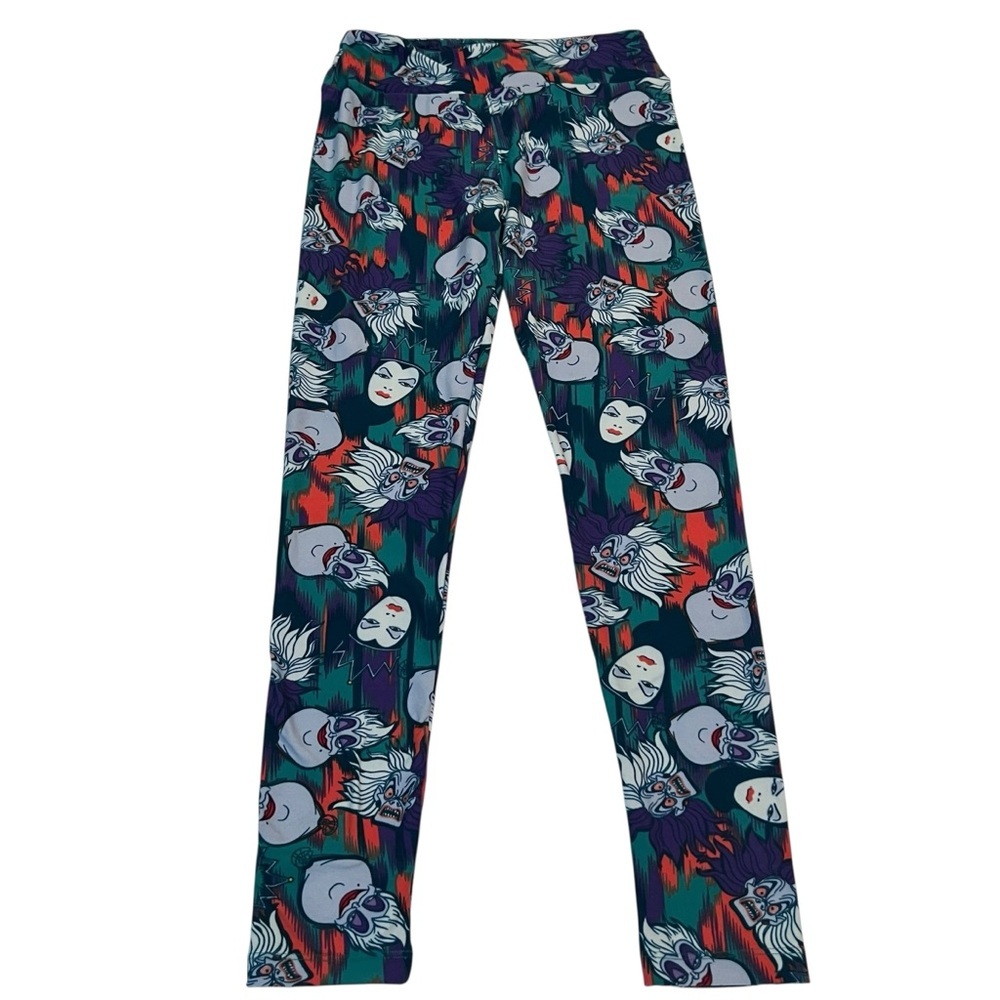 LuLaRoe Disney Villains Leggings One Size OS Evil Queen Ursula Cruella De Vil‎